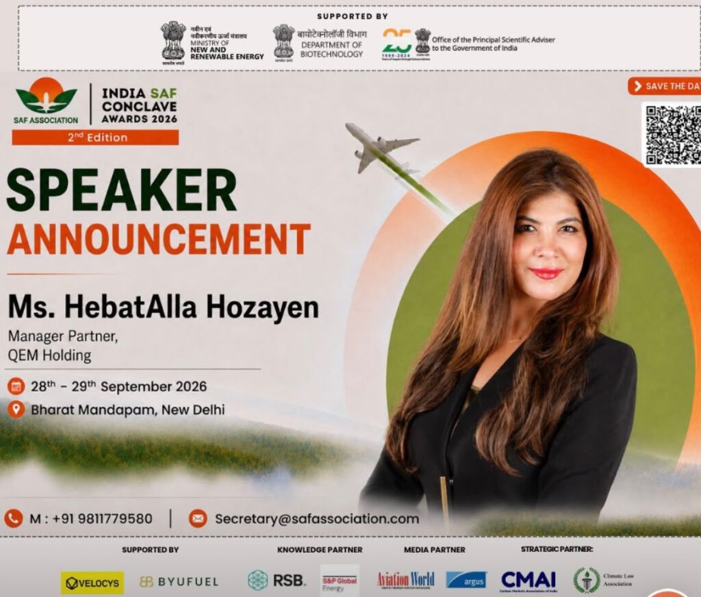 Ms. HebatAlla Hozayen Announced as Keynote Speaker at India SAF Conclave