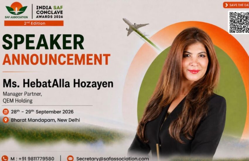 Ms. HebatAlla Hozayen Announced as Keynote Speaker at India SAF Conclave & Awards 2026 in New Delhi